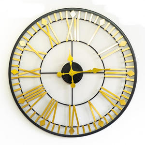 นาฬิกาแขวนผนังแบบอนาล็อก ดีไซน์โบราณ คุณภาพเยี่ยม ราคาสมเหตุสมผล พร้อมสีที่ปรับแต่งได้ สำหรับตกแต่งบ้านและพื้นที่นั่งเล่น - Product Image 1