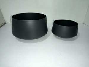 Juego de dos jardineras de metal antiguas con acabado de latón populares, hechas de hierro, jardineras de hierro modernas más vendidas - Product Image 4