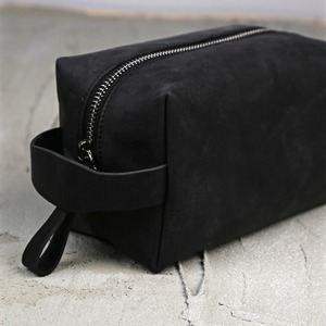 <b>Large</b> Capacity Leather Drawstring Cosmetic <b>Bag</b> Zipper Portable Waterproof <b>Makeup</b> Organizer for Toiletry <b>Bag</b> for Travel LYG-0133 - Product Image 6