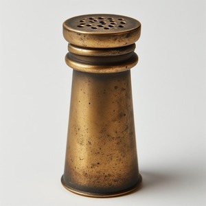 Moulin à sel et poivre en laiton de qualité supérieure avec artisanat de détail martelé orné fait à la main conçu pour les tables à manger décoratives - Product Image 6