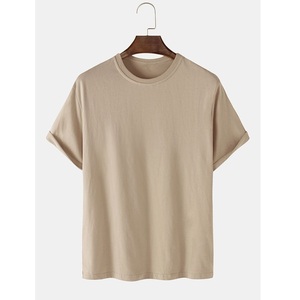 เสื้อยืดผ้าฝ้าย100% โอเวอร์ไซส์ของผู้ชายมาใหม่เสื้อพิมพ์โลโก้แบบออกแบบได้ตามต้องการระบายอากาศขนาดพลัสไซส์ส่งออกไปยัง BD - Product Image 6