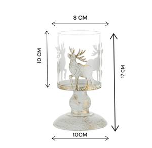 Ensemble de 2 bougeoirs en fer vintage en forme de renne pour Noël et Pâques, sans flamme, pour la décoration de la maison - Product Image 4