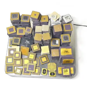 Процессорный лом Intel 486 и 386 CPU/Компьютерная оперативная память, керамический Золотой лом