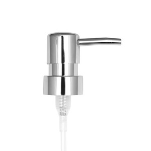 Bomba de Metal de acero inoxidable de plástico NBT de 28mm, bomba de loción y jabón de manos para baño de Hotel, diseño elegante de acero inoxidable - Product Image 3
