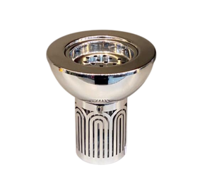 Porte-encens en métal fini chromé Design moderne Bakhoor parfums aromatiques pour décor de table à la maison porte-encens - Product Image 1