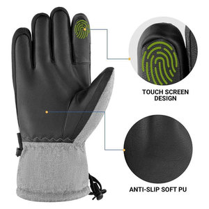 Gants de ski pour hommes, chauds, imperméables, respirants, pour snowboard, motoneige par temps froid - Product Image 3