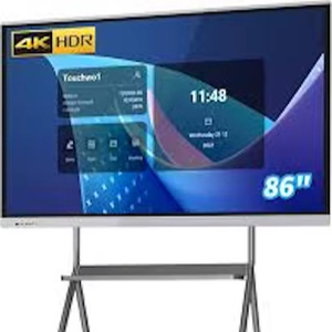 จอสัมผัสขนาด 86 นิ้ว ยี่ห้อดัง รุ่นใหม่ล่าสุด สมาร์ทบอร์ด 4K ไวท์บอร์ดอิเล็กทรอนิกส์สำหรับการนำเสนอแบบอินเทอร์แอคทีฟ - Product Image 1