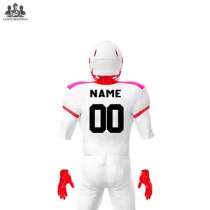 Uniforme d'équipe de football américain |   Ensemble de pantalons en jersey respirant sur mesure, grande taille |   Vêtements d'entraînement de match courts |   Directement de l'usine - Product Image 6