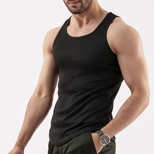 <b>Men</b> Stringer Muscle Fit Tank Tops Fitness Workout Shirt Spandex Custom Design <b>Men</b> Gym Workout Tank Top Gym <b>Singlets</b> - Product Image 5