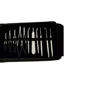 Lore-Juego de instrumentos de microcirugía oftálmica, 32 piezas, kit de ojo de cataratas de acero manual, superventas - Product Image 2