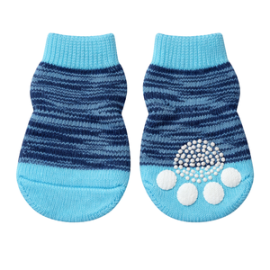 Chaussettes antidérapantes pour chien de style marin avec semelle antidérapante extensible, protection des pattes pour animaux de compagnie pour une utilisation en intérieur et en extérieur - Product Image 6