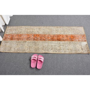 Tapis en Laine Surdimensionné de Style Classique Turc Vintage 17X45 Pieds, Beige, Orange, Patchwork, Casse-tête Design, Tapis de Salon en Latex - Product Image 5