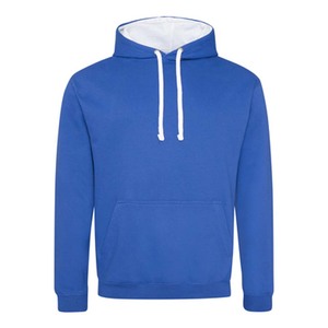 Wholesale Varsity Hoodie Contrast Pullover Mens Plus with Hooded Fleece - Product Image 3