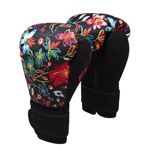 Venta al por mayor de fábrica de alta calidad 6oz 8oz 12oz guantes de Kick Boxing profesional de cuero de vaca PU logotipo personalizado ropa deportiva de PVC - Product Image 1