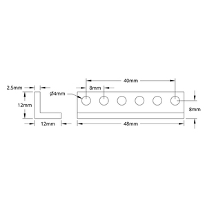 ชุด L-Beam 3103 (6รูยาว48มม.) หุ่นยนต์ FTC หุ่นยนต์ก้านหุ่นยนต์ตัวแรก - Product Image 2