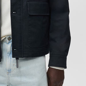 Chaqueta Personalizada para Hombre con Cierre de Botones, Material Transpirable, Cuello Camisero, Mangas Largas, Servicio OEM, Precio al por Mayor - Product Image 4