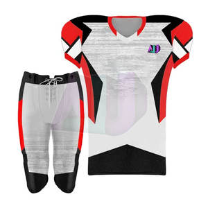 Uniforme de football durable et confortable, fabriqué en tissu respirant qui évacue la transpiration, avec coutures renforcées, manches courtes, respirant - Product Image 2