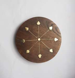 Posavasos artesanales de madera y resina epoxi hechos a mano de alta calidad con diseños únicos para la decoración del hogar y la Oficina de la India - Product Image 2