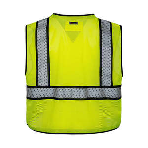 Diseño personalizado Malla reflectante amarilla 100% Poliéster Chaleco reflectante de alta visibilidad Chalecos de seguridad para trabajadores - Product Image 5