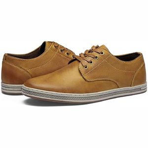 รองเท้าหนังกันลื่นสำหรับผู้ชายกันลื่นกลางแจ้งสีพื้น2025ใหม่ผลิตตามสั่ง - Product Image 5