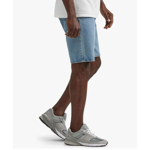 Shorts en jean vintage surdimensionnés personnalisés de haute qualité pour hommes, coupe décontractée, avec boutons et rivets décoratifs, collection printemps - Product Image 2