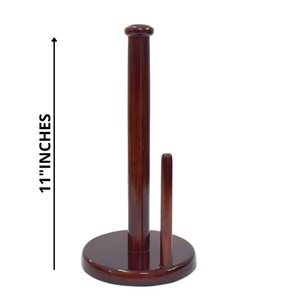 Soporte de rollo de papel de cocina de madera de moda precio al por mayor servilletero para inodoro y caja de barra almacenamiento embalado - Product Image 4