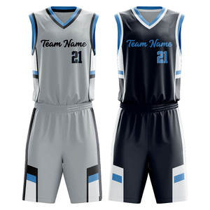 Low MOQ Basketball Uniforms <b>Set</b> Custom Design Basketball Uniform Men Training Basketball Kits - Product Image 1