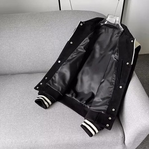 Última chaqueta de cuero genuino para motocicleta Negro Biker Moto Casual Último diseño Chaqueta de bicicleta de piel de oveja para hombres en venta al por mayor - Product Image 3