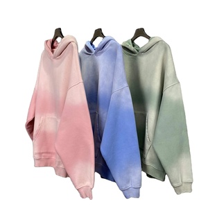 Femmes Blank Fashion Sun Faded Zipper Acid Washed Hoodie Zip up Hoodie Drawstring French Terry Distressed Style Femmes 2026 - Product Image 4