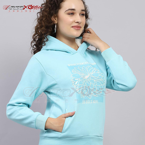 Breathable Womens Pullover <b>Hoodie</b> With Custom Prints And Flexible Fit For <b>Running</b> Or Gym High Quality Printed <b>Hoodie</b> - Product Image 3