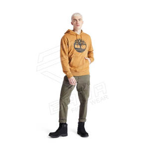 Sudadera con Capucha Térmica de Invierno para Hombre, Diseño OEM, 100% Algodón, Logotipo Personalizado, Impermeable, Ecológica, con Bolsillos, de Alta Calidad y Secado Rápido - Product Image 2
