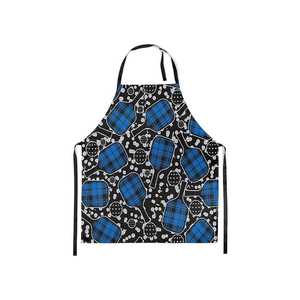 100% Pure Cotton Unisex Customize Print Kitchen Apron Fashionable Sleeveless Kitchen Apron - Product Image 1