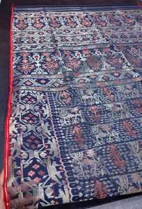 Trendy Deshi Dhakai Jamdani Sharee Calidad de exportación para mujeres JAMDANI FABRIC Azul ROJO VERDE Golden Sky Blue de Bangladesh - Product Image 2