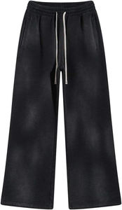 Chándal con logotipo personalizado, chándal de felpa francesa, chándal de gran tamaño de algodón de lana transpirable de peso pesado Unisex - Product Image 3