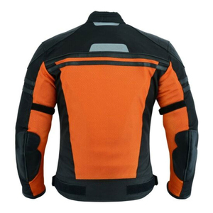 Chaqueta de Motocicleta de Invierno Delgada de Piel de Oveja Personalizada para Hombre y Mujer con Cuello Alto, Transpirable, Resistente al Viento, Equipo de Carreras - Product Image 3