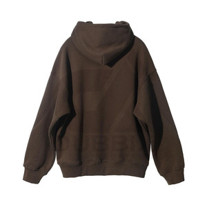 Sweat à capuche épais de haute qualité 500 g/m² épaule tombante sans ficelles sweats à capuche pour hommes surdimensionnés au meilleur prix - Product Image 2
