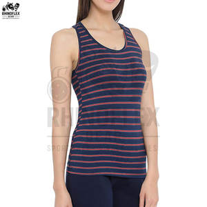 เสื้อกล้ามผู้หญิงระบายอากาศได้ดีแห้งเร็วไม่มีแขนเสื้อสไตล์สตรีทแบบลำลอง - Product Image 3