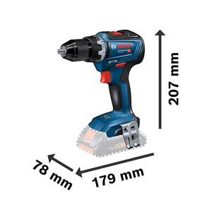 Juego de Taladro Atornillador de Impacto Inalámbrico GDR 18V-200 GSR 18V-55, Incluye 2 Baterías de 4.0 Ah, Cargador Rápido GAL 18V-40 20V 21V para Bricolaje - Product Image 2