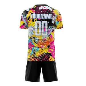 Uniforme de football pour la jeunesse, vêtement de sport fabriqué au Pakistan, impression de logo personnalisé, uniforme de football de grande taille pour le service d'équipe OEM, 2025 - Product Image 2