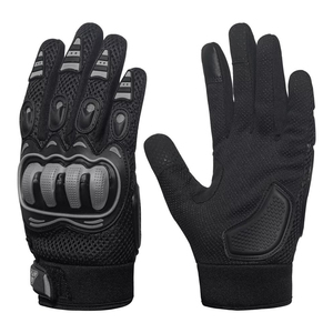 Gants de moto pour hommes à doigts complets, gants courts de motocross alpins, protection anti-chute, gants de moto noirs, faible MOQ, sport - Product Image 1