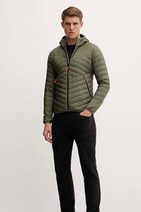 Veste longue bouffante OEM pour hommes, vêtements d'extérieur d'hiver chauds à capuche personnalisés, vêtements de ville décontractés, fabricant et fournisseur d'usine - Product Image 2
