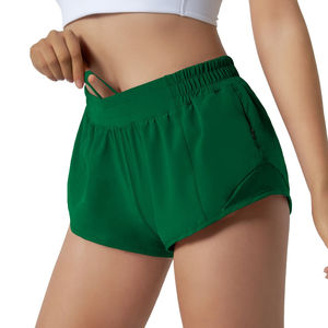 Shorts de sport pour femmes de haute qualité, service OEM 2025, shorts de course athlétiques, taille élastique, shorts d'entraînement actifs pour femmes - Product Image 4