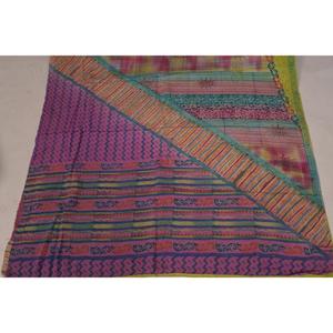 Cổ Điển Ấn Độ Boho vải 5 yards hoa Viscose lụa Saree cho quilting, may mặc, váy & may sáng tạo - Product Image 2