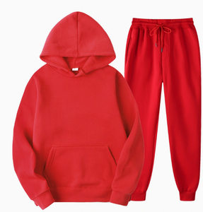 Conjunto de chándal de ropa deportiva de lana personalizada de alta calidad para hombre, conjuntos de hombre de talla grande con sublimación, conjunto de Jogger con capucha de invierno - Product Image 2