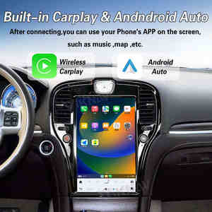 Radio de Coche Portátil de 14.4 Pulgadas para Chrysler <span class=keywords><strong>300C</strong></span> 2010-2012, Navegación GPS Android con CarPlay Inalámbrico y Pantalla Integrada - Product Image 4