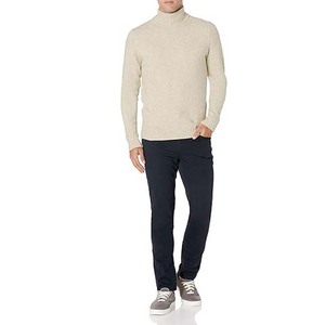 Pull-over long en maille Ronpex International personnalisé pour homme, col rond, chaud et confortable, couleur unie, style décontracté, vente en gros - Product Image 5