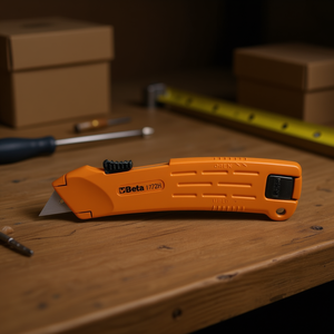 <b>Safety</b> Retractable Blade <b>Cutter</b> with 2 Blades Knives Product - Product Image 3