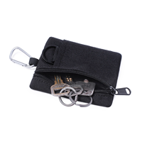 Portable Mini Oxford porte-monnaie unisexe Simple couleur unie petit portefeuille fermeture éclair porte-carte pochette à fermeture éclair