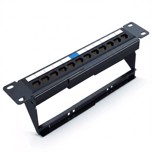 แผงแพทช์เน็ตเวิร์ก Cat6 แบบไม่มีฉนวนป้องกัน 24 พอร์ต ช่องเสียบ RJ45 ขนาด 19 นิ้ว สำหรับติดตั้งบนแร็คสำหรับงานเครือข่าย - Product Image 4