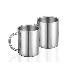 Premium Quality Wholesale Stainless Steel Double Wall Coffee & Tea Cup, Double-walled steel coffee and tea <b>mug</b>, steel coffee cup - Product Image 6